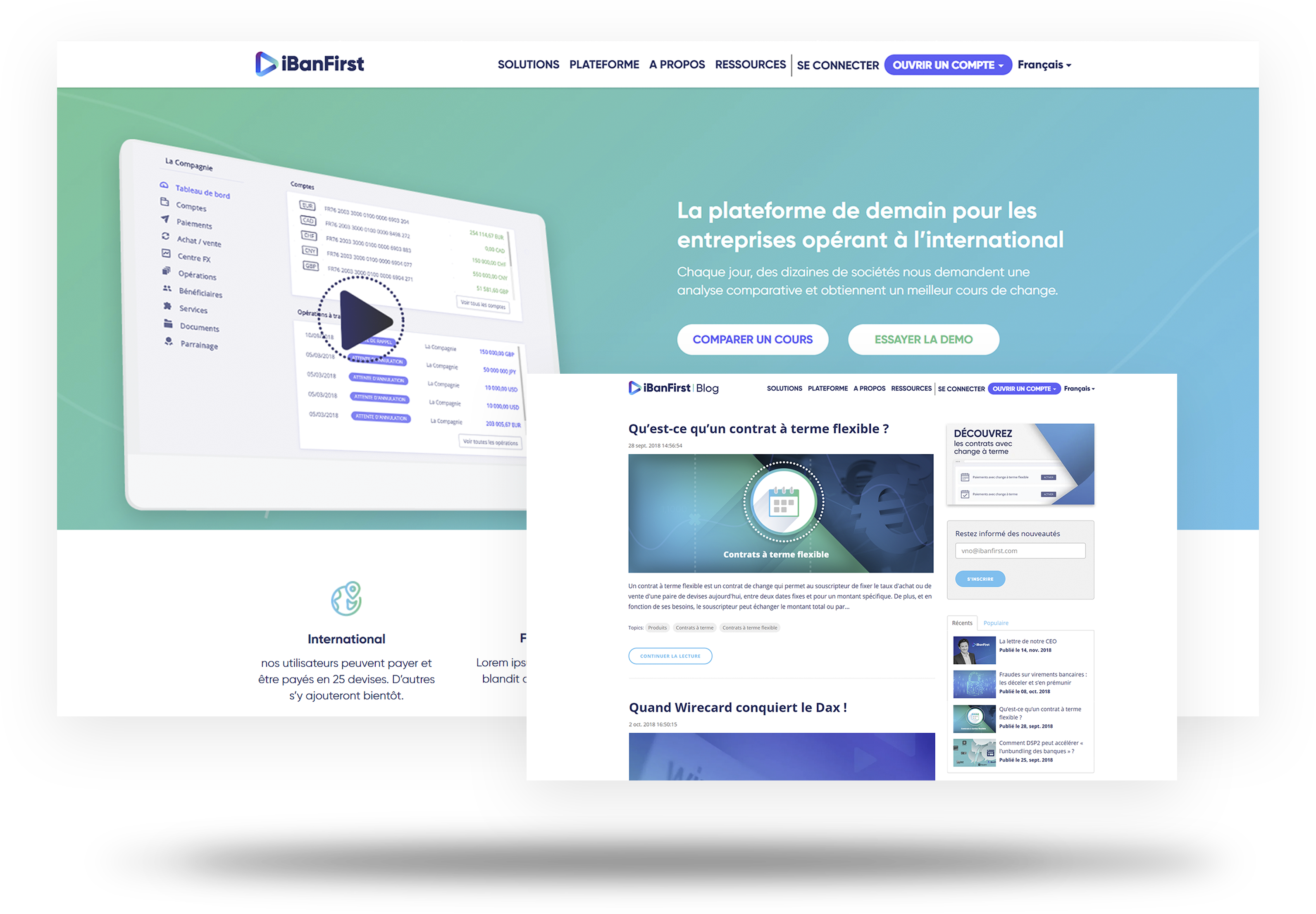 iBanFirst UI Design website Valentine Nouvel